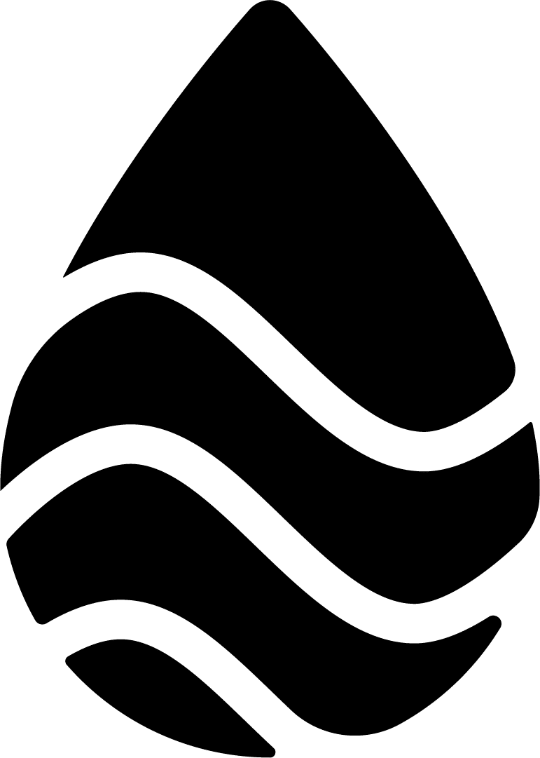 GoldWater Logo Brandmark BLACK
